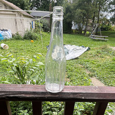 Vintage/Antique Heinz Clear Glass Condiment Bottle Collectible Sauce Bottle picture