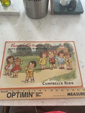 1991 Nostalgia Series Campbell's Kids Soup 'Give Vigor and Strength' 16x10.5 Tin picture