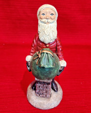 Vtg 1992 Jim Shore Chimney Santa Christmas picture