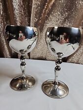 Valero Silverplate Champagne Goblets from Spain - Set of 4 picture
