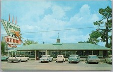 c1950s STATESBORO, Georgia Postcard PARAGON RESTAURANT Hwy 301 Roadside / Unused picture