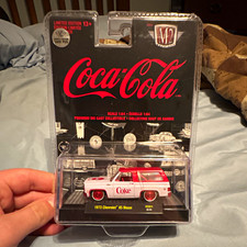Chase Coca-Cola M2 Machines 1:64 1973 Chevrolet K5 Blazer Coke Diecast picture