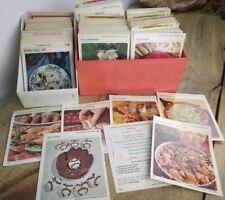 Vintage 1970s Betty Crocker & Weight Watchers Home Cooking Recipe Cards 100s  picture