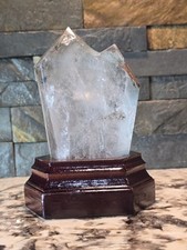 1.1 lb Top Quality Natural Garden Green Phantom Quartz Crystal Tower picture