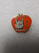 2002 Central Fox WWBA Lapel Pin Red Apple picture