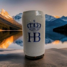 HB Gray German Beer Mug/Stein Crown Logo picture