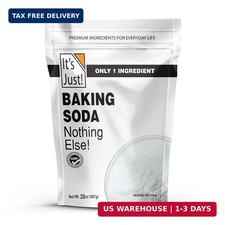 Its Just-baking Soda 100% Pure Sodium Bicarbonate Aluminum Free 1.25 Poundsnew picture