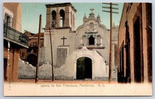 Antique Mexico Postcard MONTERREY San Francisco Church 1905 picture