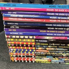 Vintage Wizard Magazine Lot23 Issues 1992-1997 Venom Spawn X Men Wolverine Super picture