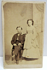Carte De Visite CDV Couple ID