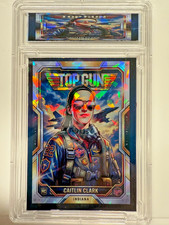 2026 Graded SP/500 Ice Caitlin Clark Top Gun Refractor Basketball DD rc picture