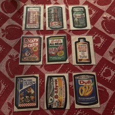 Vintage 1973 Topps Wacky Packages (9) 2nd Series Tan and White back | Cap’N Crud picture