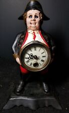 German (?) Blinking Eye Clock John Bull Continental Toby Not Bradley & Hubbard picture