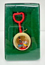 Enesco Treasury Of Christmas Ornaments Diorama Christmas Rattle 1986 picture