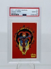 2011 Stussy Marvel Ghost Rider PSA 10 GEM MINT series 1 trading card Rare picture