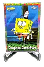 Topps SpongeBob SquarePants 2025 Topps Chrome SpongeBob Refractor #25 picture