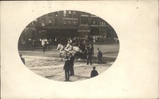 Keene NH Horse-drawn Fire Dept? c1900s-10s Real Photo Vintage Postcard bhn picture