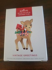 MIB Hallmark 2026 VINTAGE GREETINGS KOC EXCLUSIVE Ornament -  picture