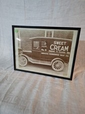Vintage Milk Man delivery truck Photo Sweet cream indiana Condensed milk Flora picture