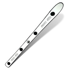4 person shot ski with sleeve of disposable shot glasse - white. picture