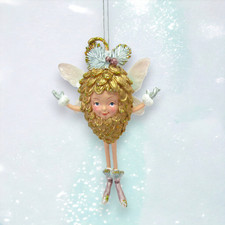 Fairy in Pinecone Ornaments Christmas Decor picture