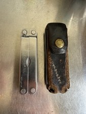Vtg The Original Leatherman Pocket Survival Tool Portland Oregon With Leather.. picture