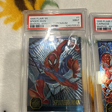Fleer 1995 Flair '95 Marvel Annual Chromium PSA Graded Card Lot (12) picture