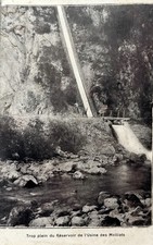 Postcard Postcard - Trop Plein Du Reservoir De L Usine Des Molliats  picture