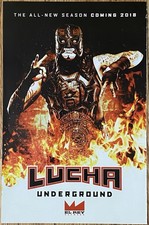2018 LUCHA UNDERGROUND El Rey Network Promo PRINT AD WALL ART - Penta WWE picture