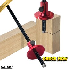 Wheel Marking Gauge - Woodworking Scriber - Wood Marking Tools With Inch & MM picture