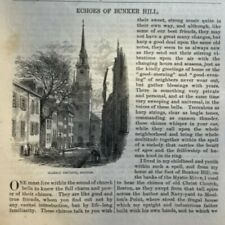 1875 Bunker Hill Area of Boston Christ Church Charlestown Bunker Hill Monument picture