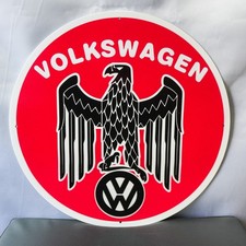Volkswagen Eagle Emblem – Vintage German Automotive Metal Sign – 50 cm (19.7”) picture