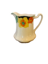 Johnson Brothers Antique Hand-Painted Floral Creamer, RARE FIND picture