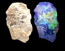 Massive 11lb Fluorescent Common Opal And Chalcedony On Phosphorescent Matrix picture