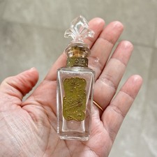 Antique Empty Perfume Bottle ED GERARDE Chicago With Cork Glass Stopper Vanity picture