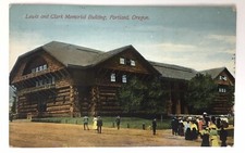 Postcard Portland Oregon Forestry Building Lewis & Clark Memorial Building 1912 picture