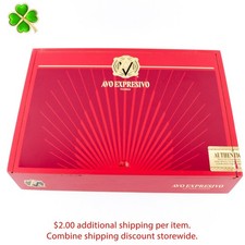 Avo Uvezian Expressivo Toro Empty Wood Cigar Box 10