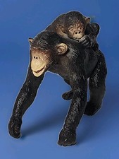Chimpanzee and Baby AAA Wild Animal Figure 4½