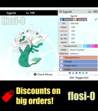Pokemon Sword and Shield 6IV Shiny Zygarde 50% Power Construct picture