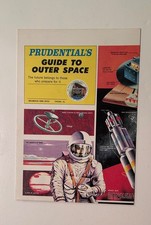 1960s C.S. Hammond Space Exploration Conceptual Art Education Poster Prudential picture