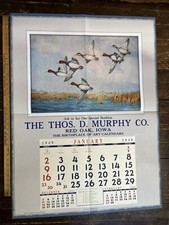 1949 Salesman Copy Calendar Duck M. Reece Red Oak, IA Series 49 R 3 RARE VTG picture