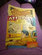 Mr. District Attorney #55 February 1957 Silver Age DC Comics UFO Story TV Show picture