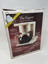 Vintage NOS Mr. Coffee The Expert Coffee Maker 10 Cup + Bonus Apron picture