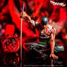 Wings Studio One Piece Roronoa Zoro Resin Statue In Stock Blood Zoro H15cm New picture
