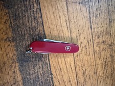 Vintage Victorinox Pioneer Red Alox Old Cross Swiss Army Knife Rostfrei Z27 picture