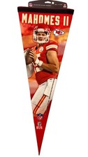 2018 Patrick Mahomes Kansas City Chiefs NFL Player Pennant NWT 12x30 picture