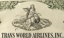 Vintage ✈️ 1961 TWA Trans World Airlines $1000 Bond Hughes Jet Age Debenture picture