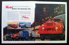 1957 Mack Tractor Trailer Manhattan Truck Terminal 2p truck ad 1956 1958 1959 c picture