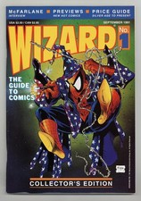 Wizard the Comics Magazine 1D.P w/ Poster VG/FN 5.0 1991 picture