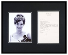 Vonda Van Dyke Signed Framed 16x20 1976 Typed Letter & Photo Display Ms America picture